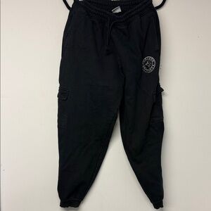 Gymshark Black Sweatpants cargo joggers Large